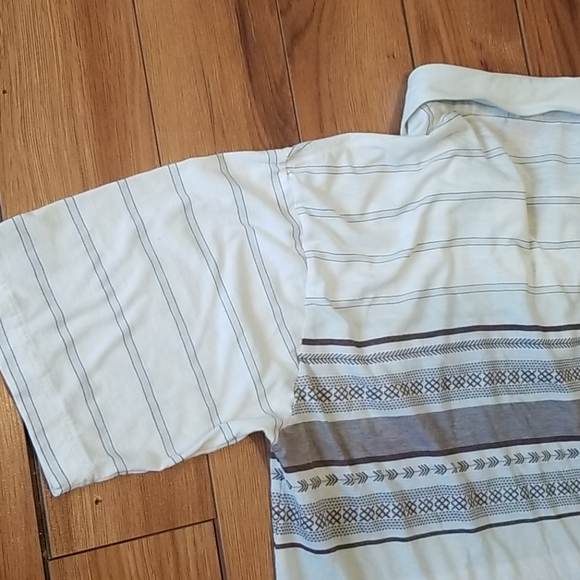 📦3/$20 Silver Cliff Beach Polo T-Shirt Large - Picture 8 of 9